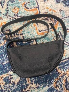 The Sak Black Pebbled Leather Crossbody Bag